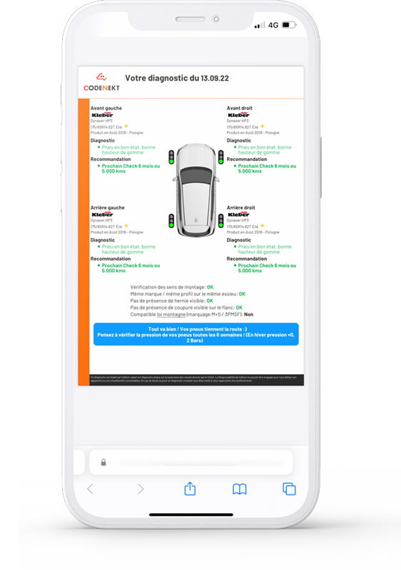 Contrôler ses pneus facilement sans bouger de chez soi